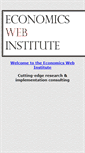 Mobile Screenshot of economicswebinstitute.org